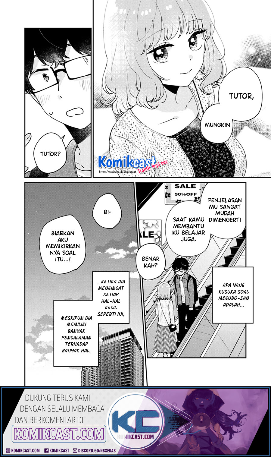 It’s Not Meguro-san’s First Time Chapter 48 Bahasa Indonesia